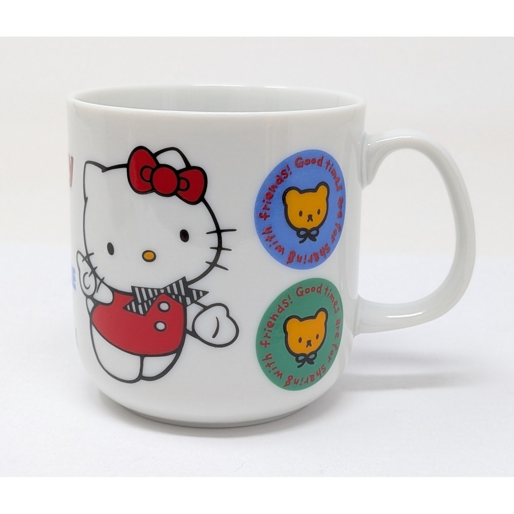 Vintage Sanrio Toyohan Hello Kitty Mug Cup 1992 3"